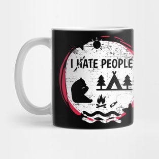 I Hate People Camping Shirts Mug